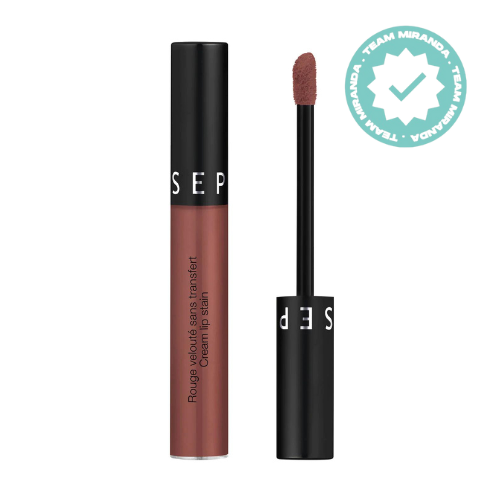 Sephora Collection, Cream Lip Stain Batom Líquido Mate, tom 41 Vintage Rosewood