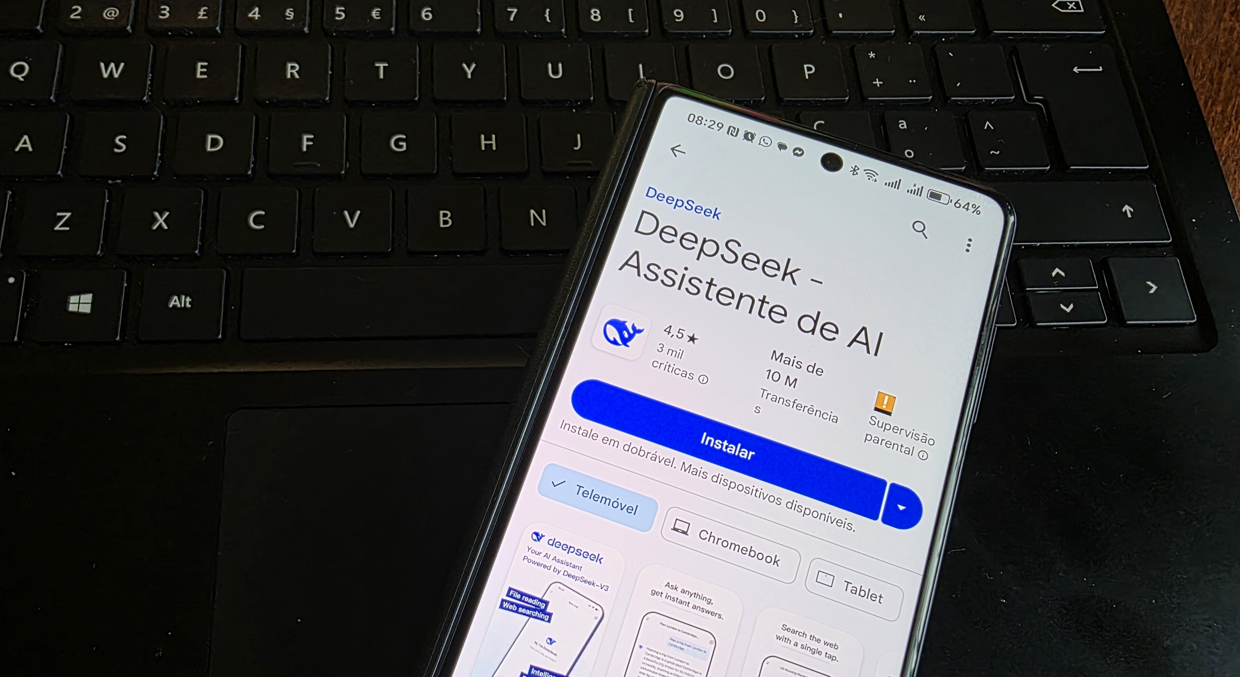Cibercriminosos aproveitam popularidade da DeepSeek para lançar novos ataques e enganar vítimas
