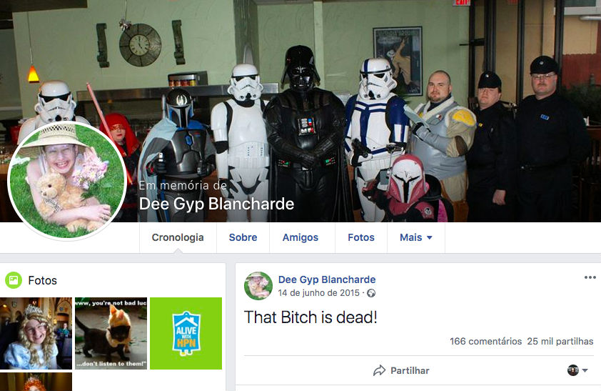 A conta de Facebook de Gypsy Rose e Dee Dee ainda está ativa