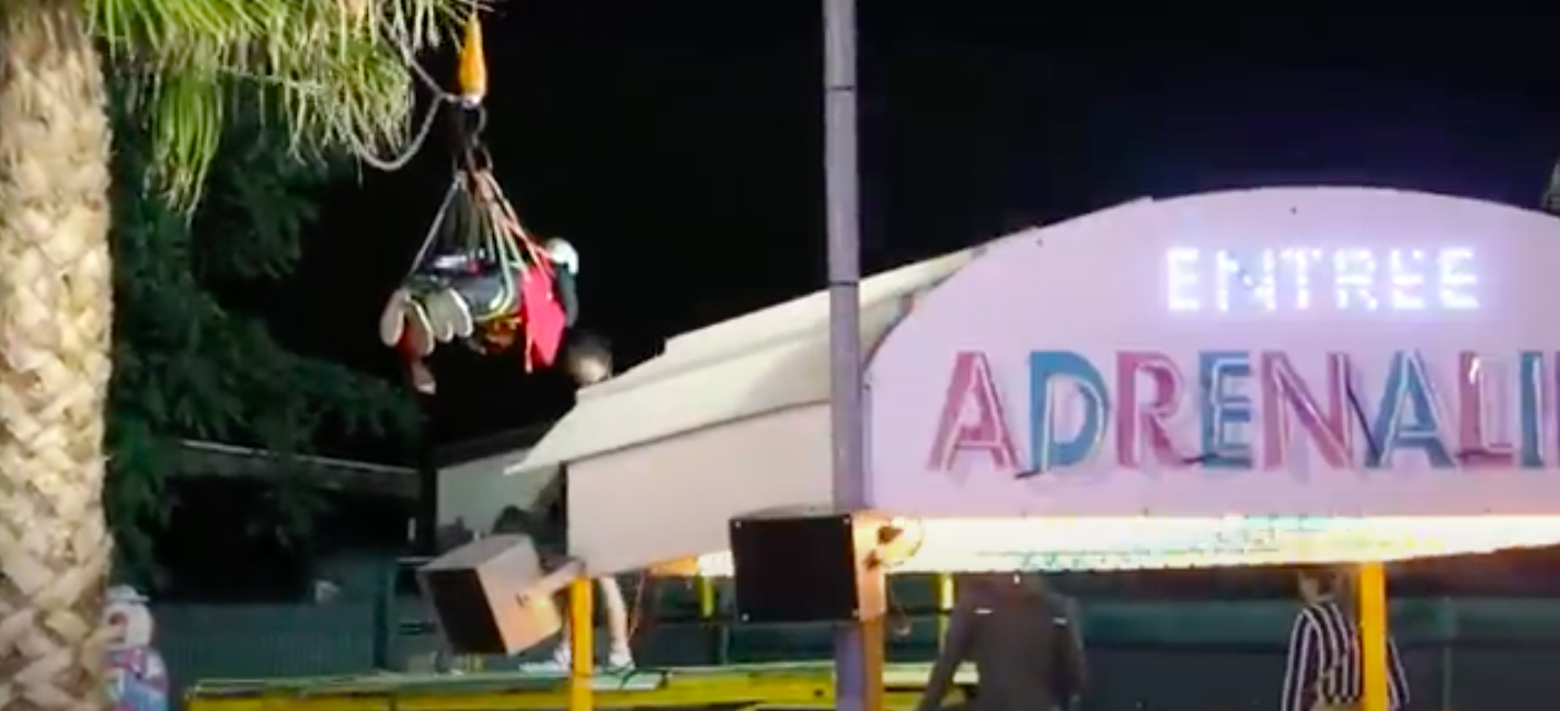 Acidente em parque de diversões faz um morto e um ferido. 4 pessoas foram detidas