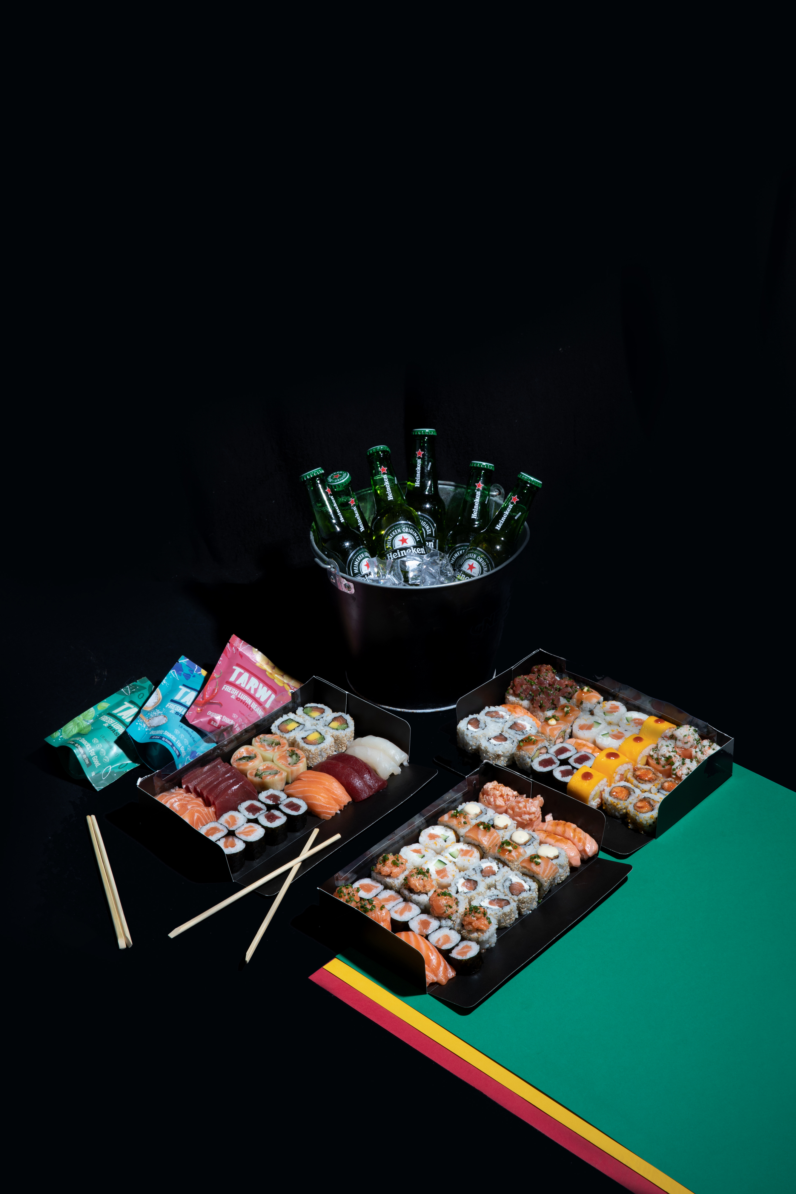 Sushi, cerveja e tremoços. O Aruki preparou tudo para ver os jogos do Euro 2020 em casa