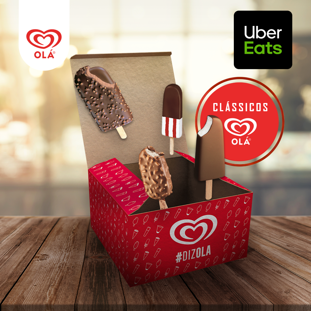 Perna de Pau, Feast e outros gelados da nossa infância. Estes clássicos da Olá já chegam a sua casa