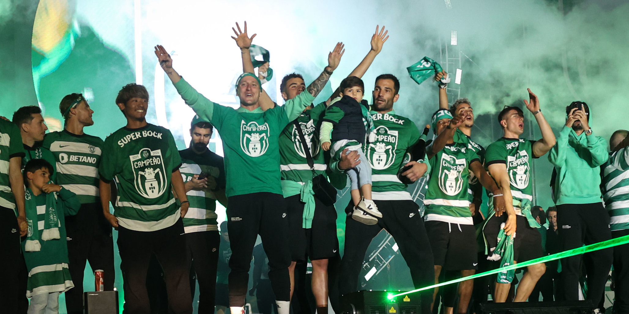 Sporting Campeão: Leões festejam o título com os adeptos no Marquês