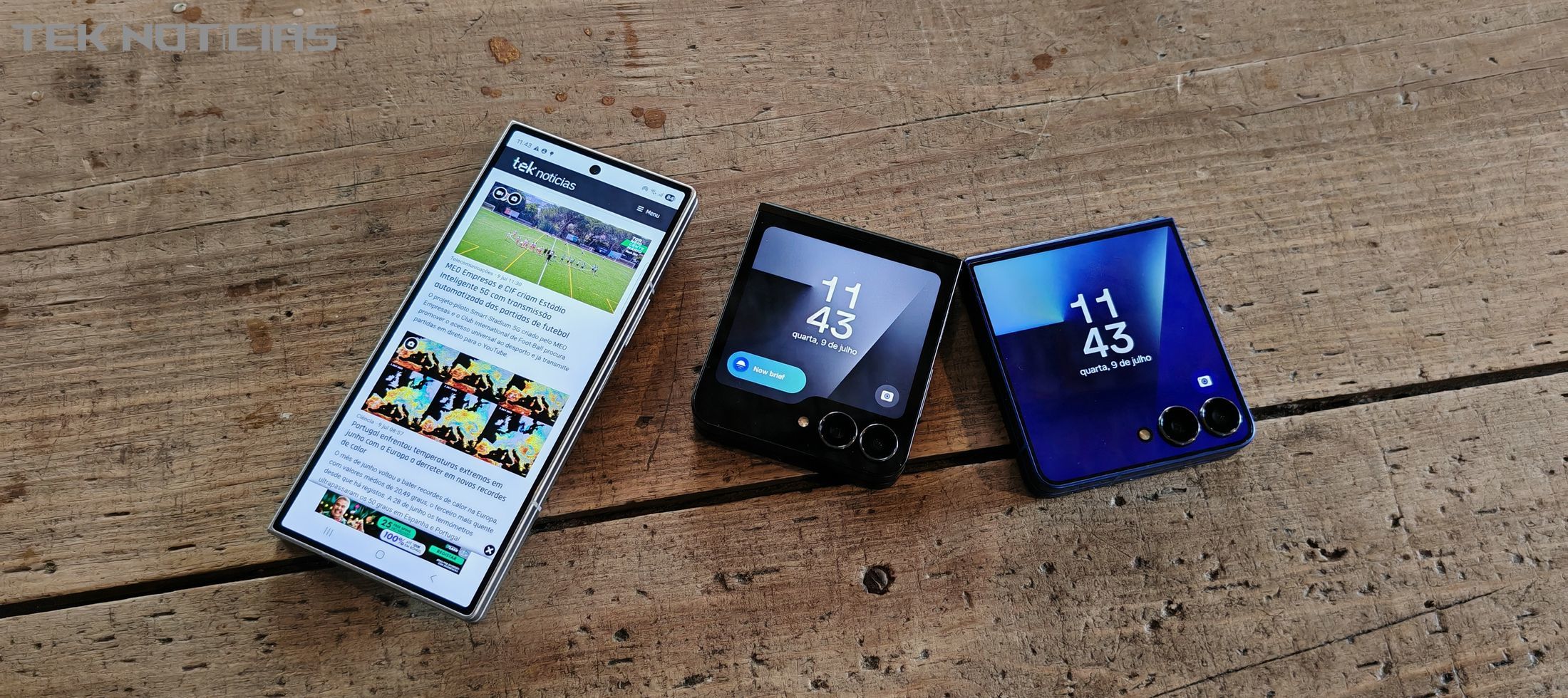 Primeiras impressões: Samsung aproxima-se da perfeição com os novos dobráveis Galaxy Z Fold7 e Z Flip7