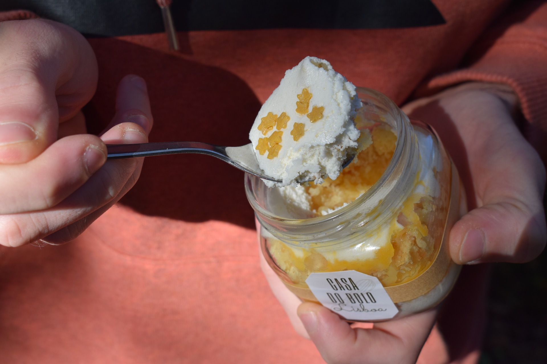 Casa do Bolo. Brasil e Portugal juntaram-se num pote de sabores