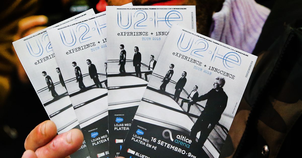 Compre uma caneta por 225€ e receba como bónus um bilhete para os U2