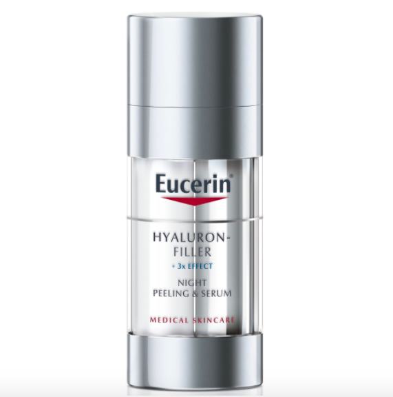 Eucerin, Hyaluron-Filler 3x Effect Peeling e Sérum de Noite