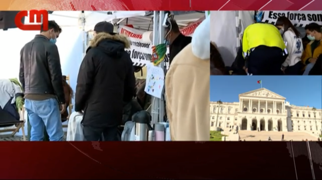 Segundo manifestante em greve de fome sente-se mal e é hospitalizado