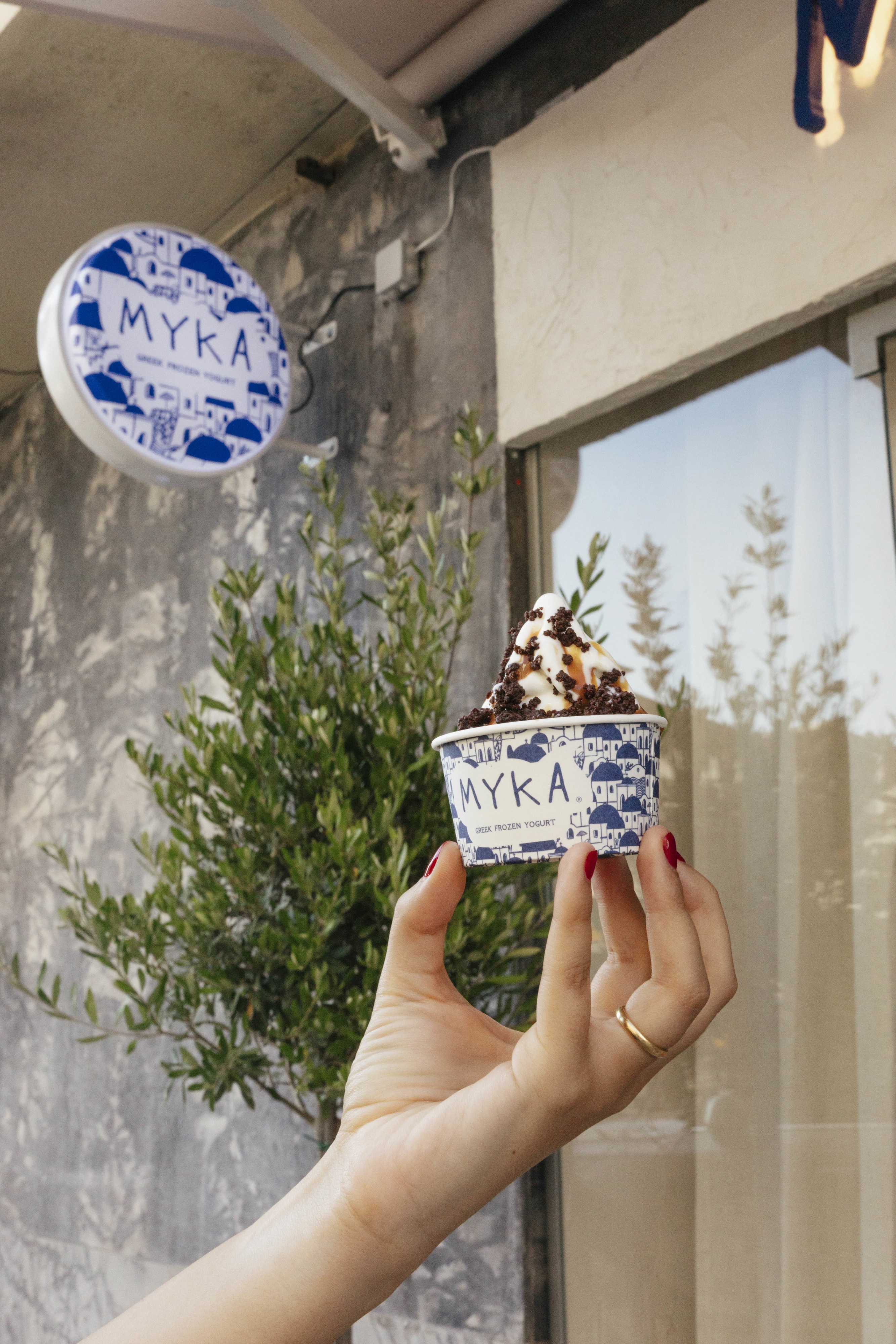 MYKA. O novo spot de frozen yogurt com iogurte grego artesanal e toppings como figos e queijo feta já abriu