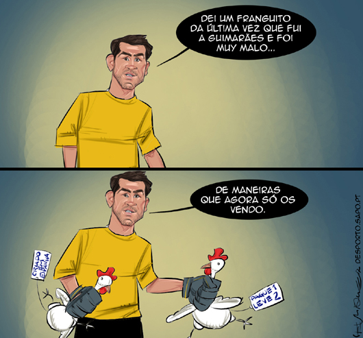A quanto é que está o frango?