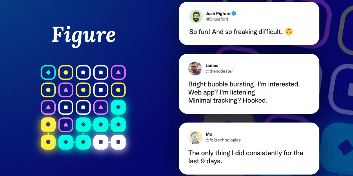 Wordle + Bejeweled = Figure, um jogo de puzzles diários desafiante e viciante