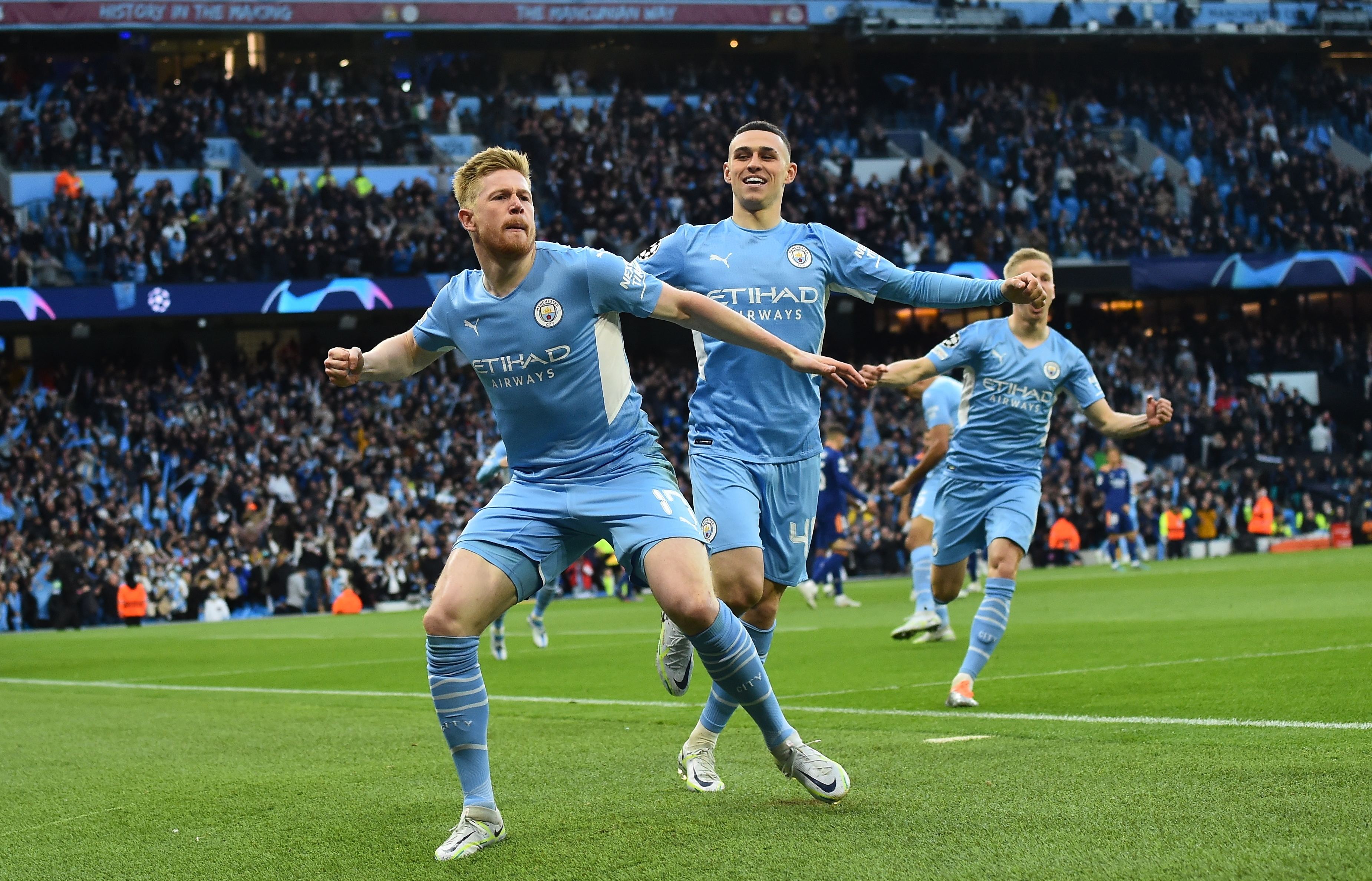 Manchester City vence Real Madrid em jogo com sete golos