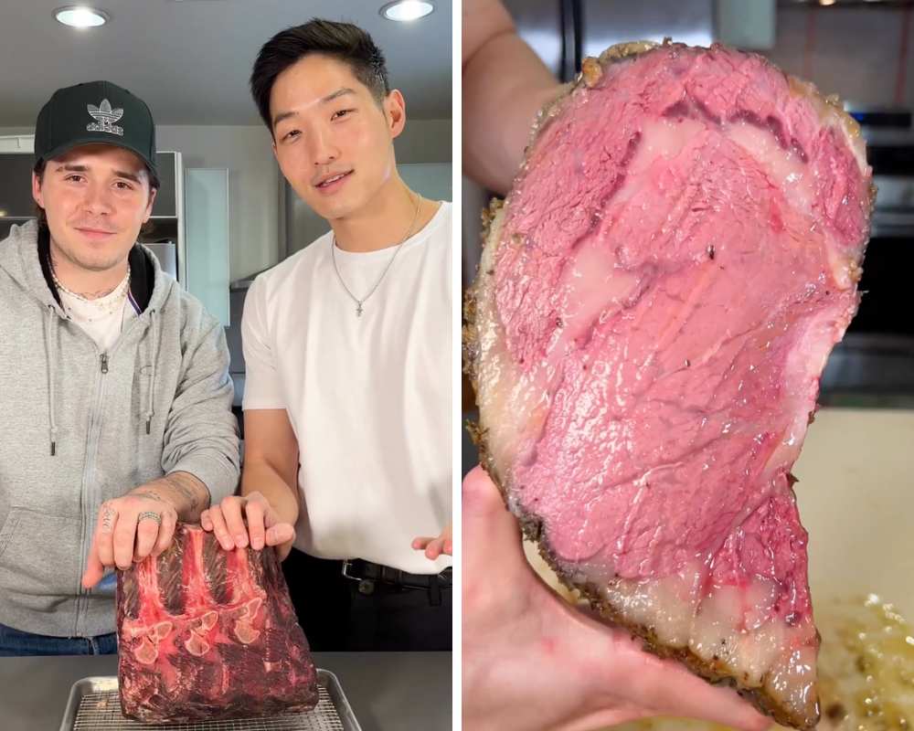 Um “ataque cardíaco” servido num prato. Brooklyn Beckham arrasado por destruir naco de carne de 339€