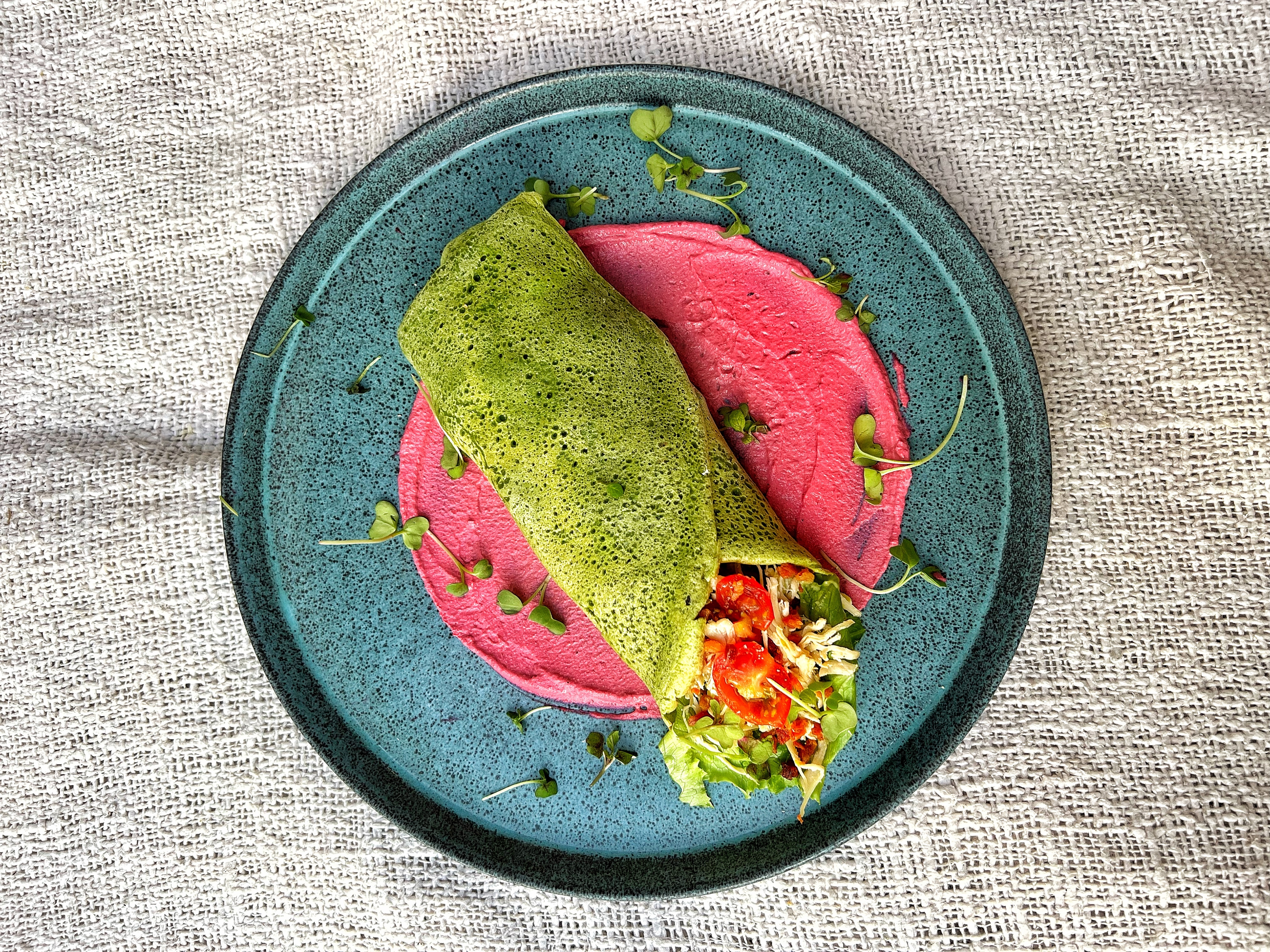 Casa Graviola. Neste novo brunch de Natal há burritos de espinafre e panquecas red velvet