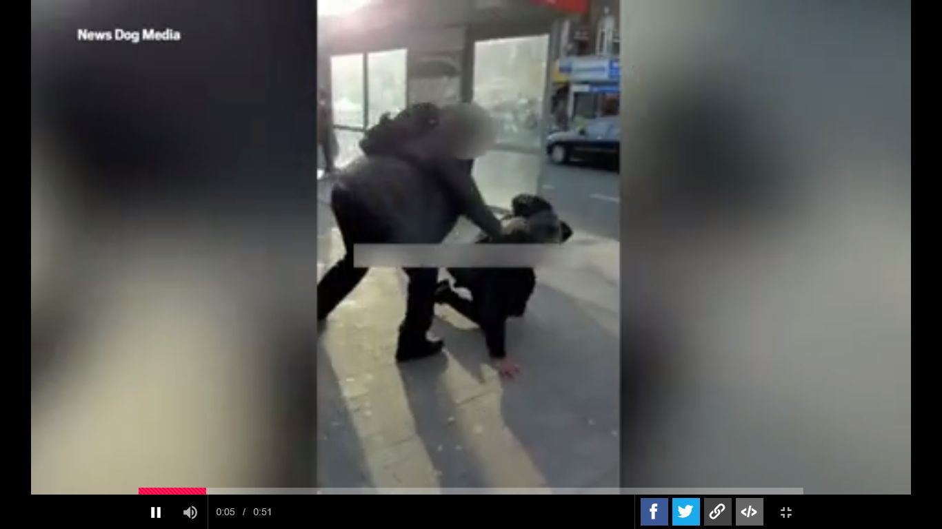 Vídeo de adolescente a empurrar idoso para o chão torna-se viral