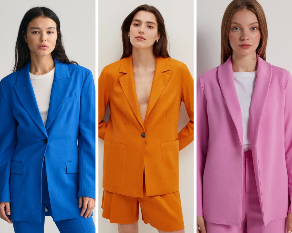 Estes 18 blazers coloridos a partir de 22,18€ vão animar qualquer look de primavera (e aquecer as manhãs mais frias)