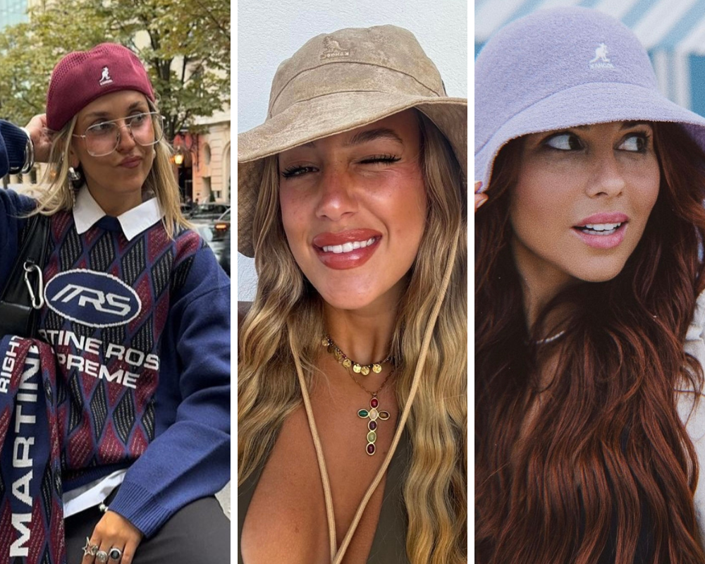 Influencers portugueses rendidos às boinas e chapéus trendy da Kangol. Veja como os combinam com os looks