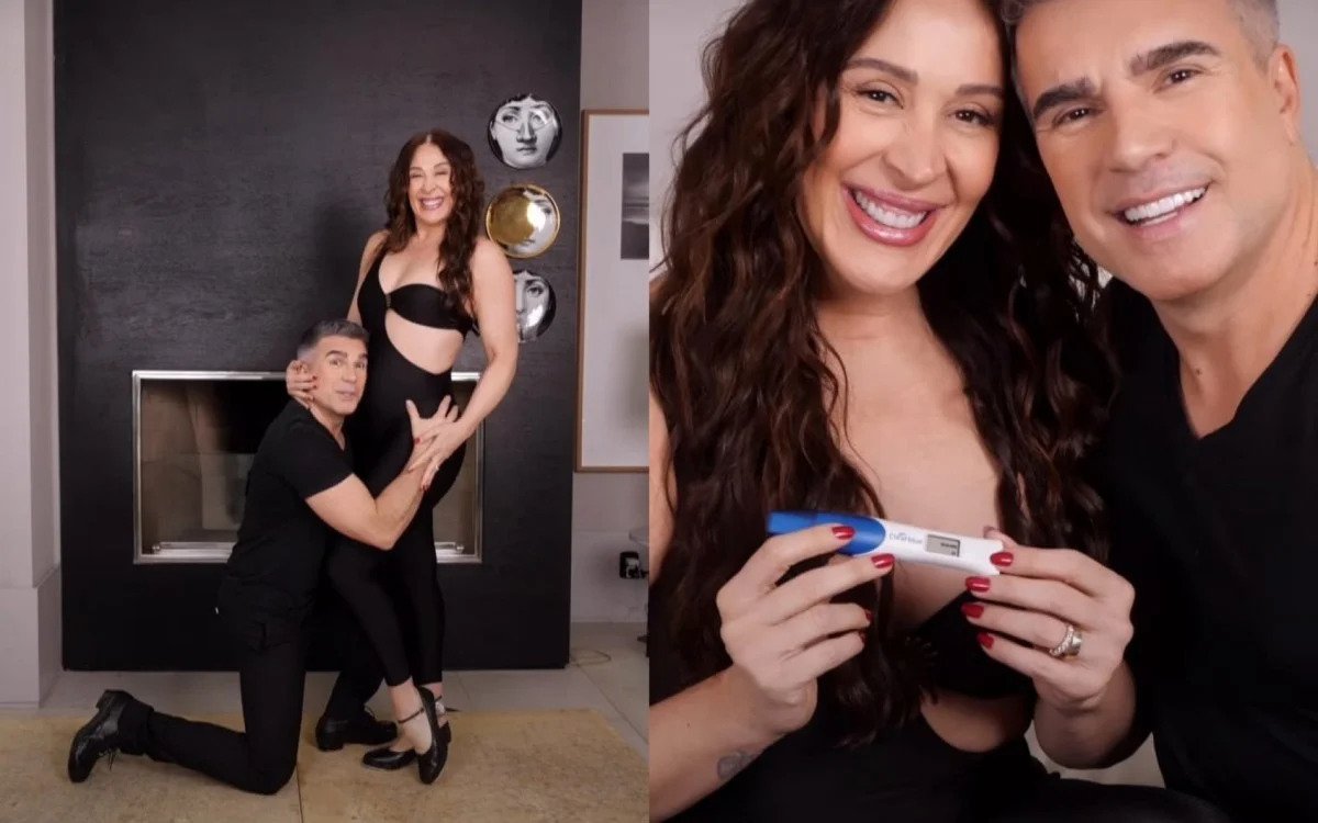 Cláudia Raia reage aos comentários negativos da gravidez. “Que pena, vocês podiam estar curtindo isso comigo”