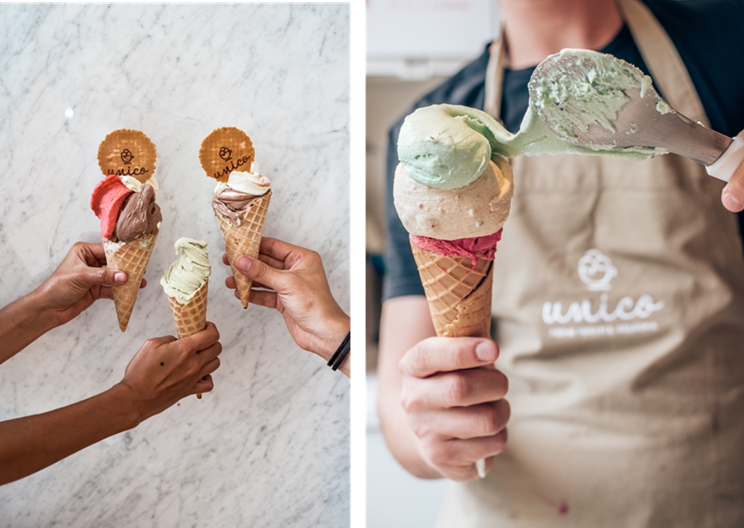 UNICO. Estão a ver aqueles gelados que só comemos em Itália? Agora já existem em Lisboa