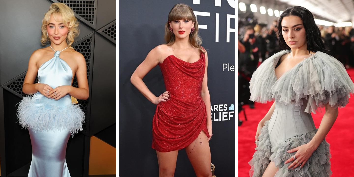 De Taylor Swift a Sabrina Carpenter, estes foram os 15 looks mais deslumbrantes dos Grammys