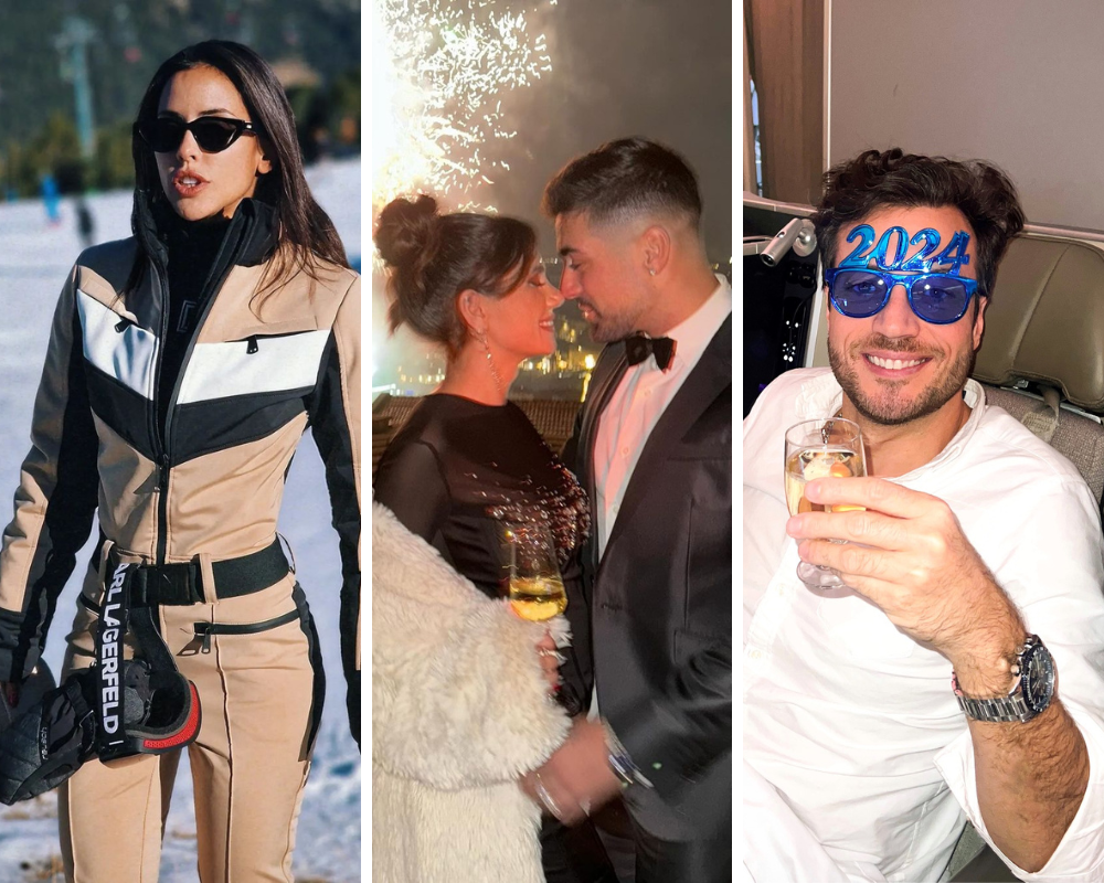 Dentro de um avião ou na praia no Brasil. Veja como foi a passagem de ano dos famosos