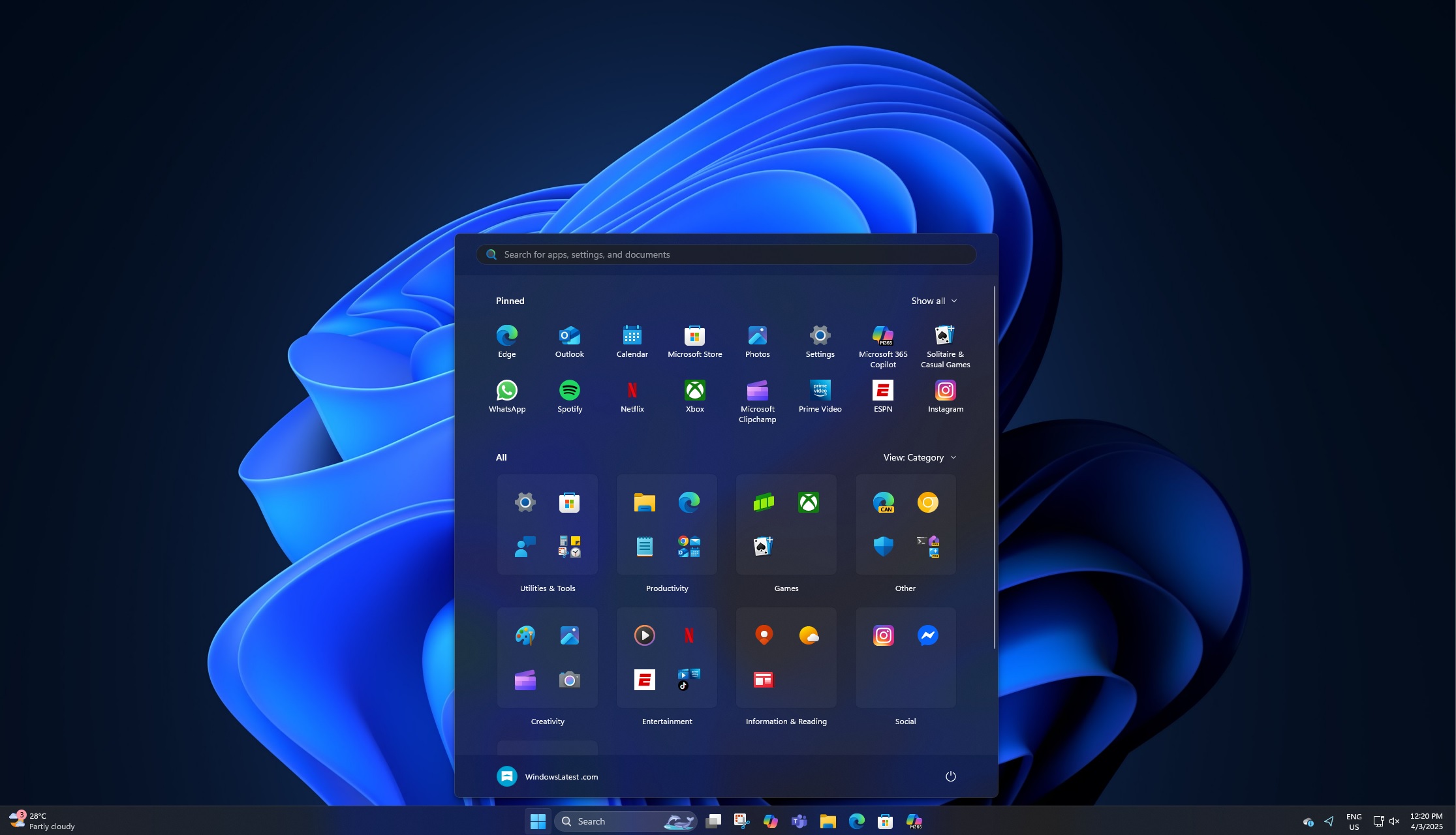 Windows 11: Microsoft reorganiza menu Iniciar com mais informação visível