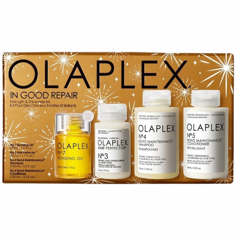 Olaplex, Coffret In Good Repair, Nº7 + Nº 3 + Nº 4 + Nº 5 – Sweetcare