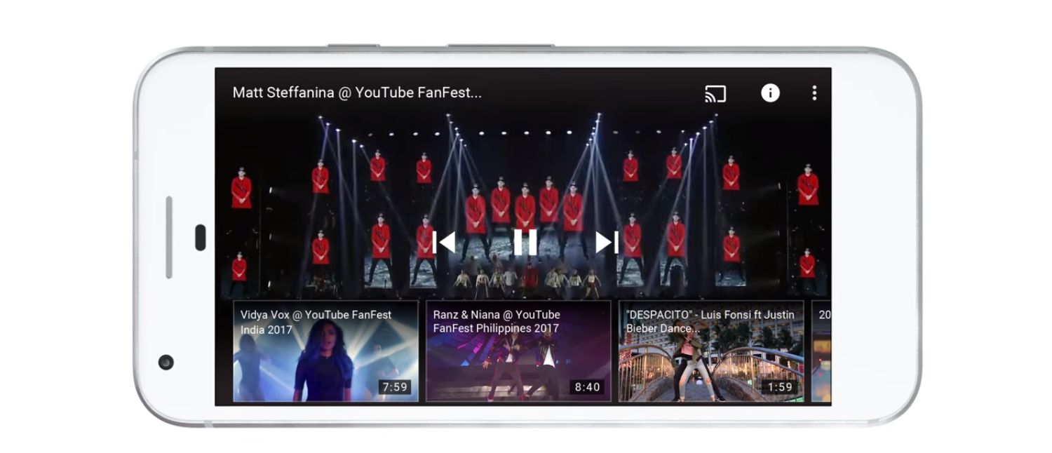 Avance, recue, acelere ou vá mais mais devagar com os vídeos do YouTube