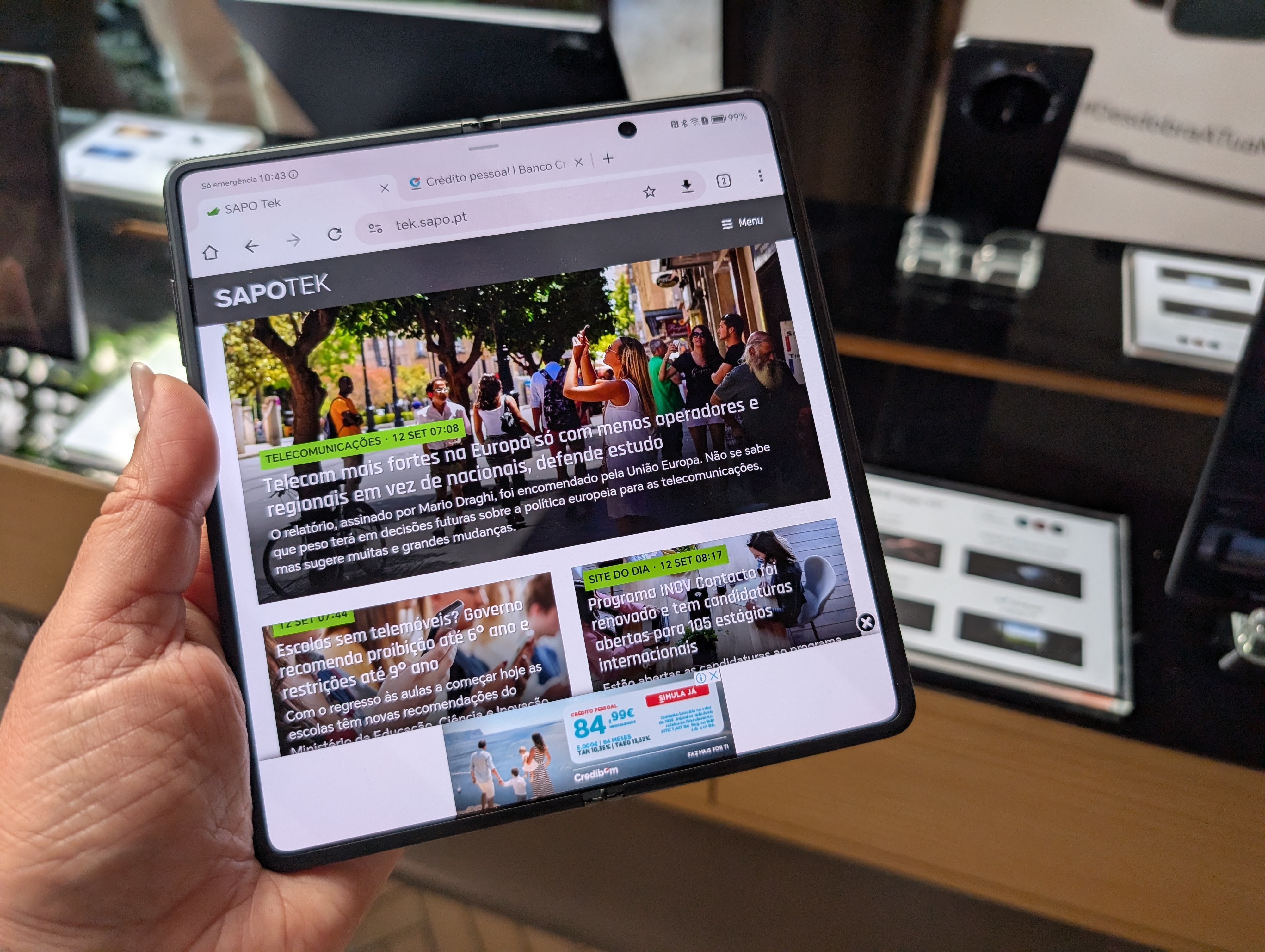 Honor Magic V3 chega hoje às lojas dos operadores em Portugal. Encomendas já superam expectativas