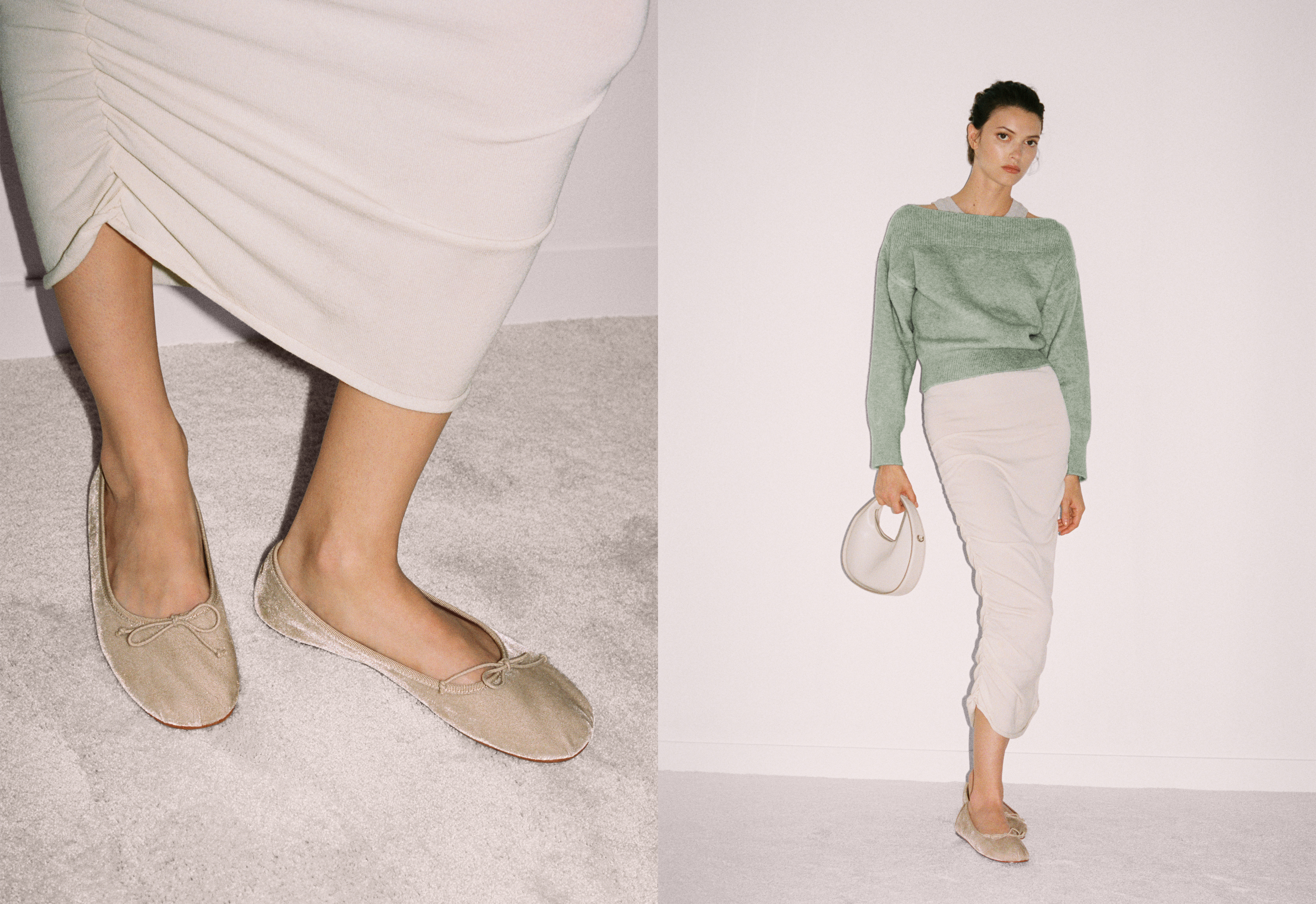 Em pontas ou em plié, a nova coleção da Mango leva o ballet para as ruas. Conheça as peças