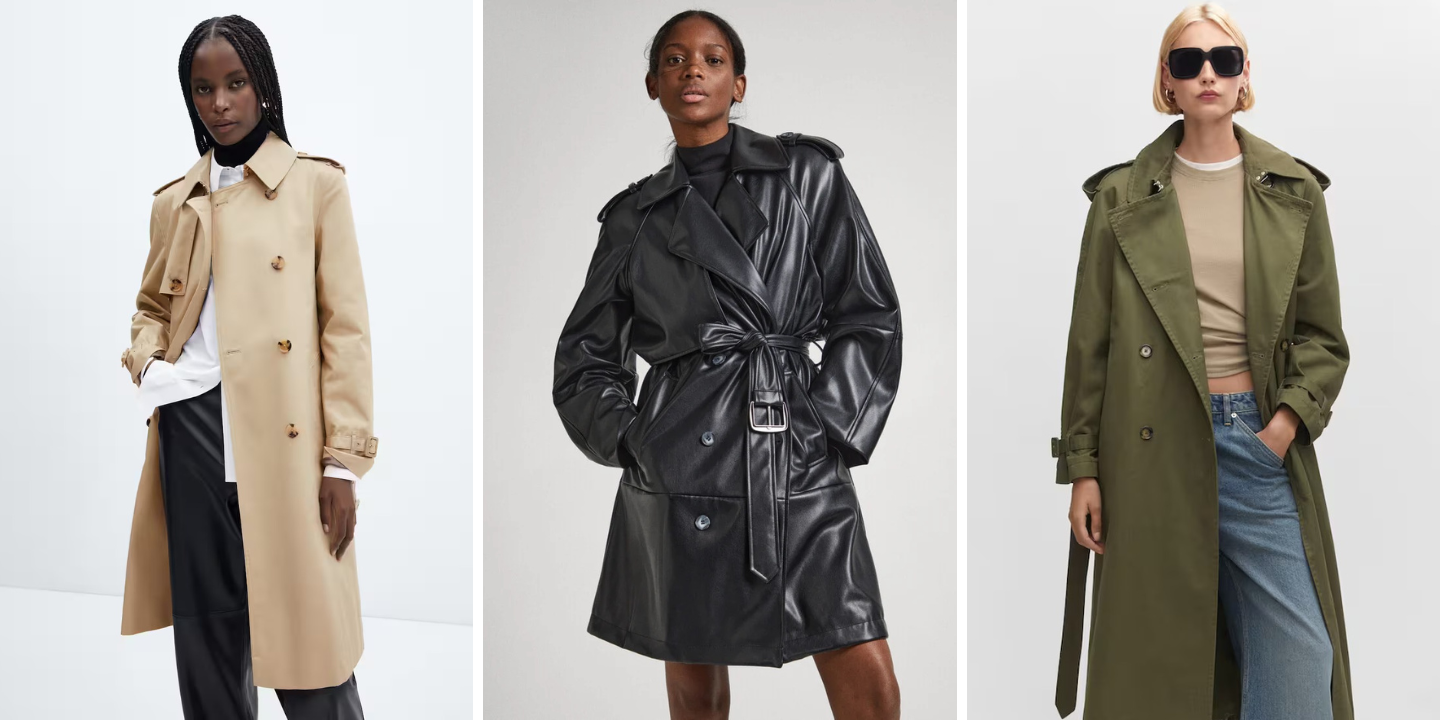 Olá, depressão Irene. Proteja-se da chuva com estas 10 gabardines (desde 19€) em saldos