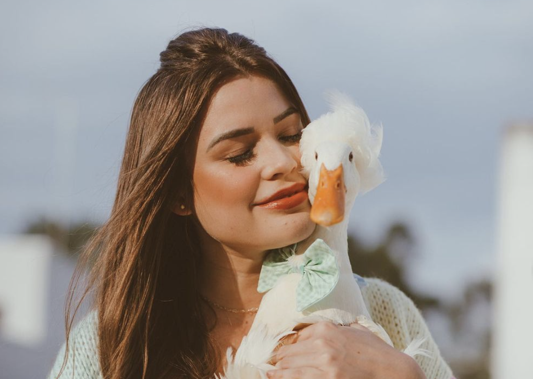 Influenciadora em lágrimas depois de lhe raptarem o pato de estimação. “Eu tratava-o como um filho”