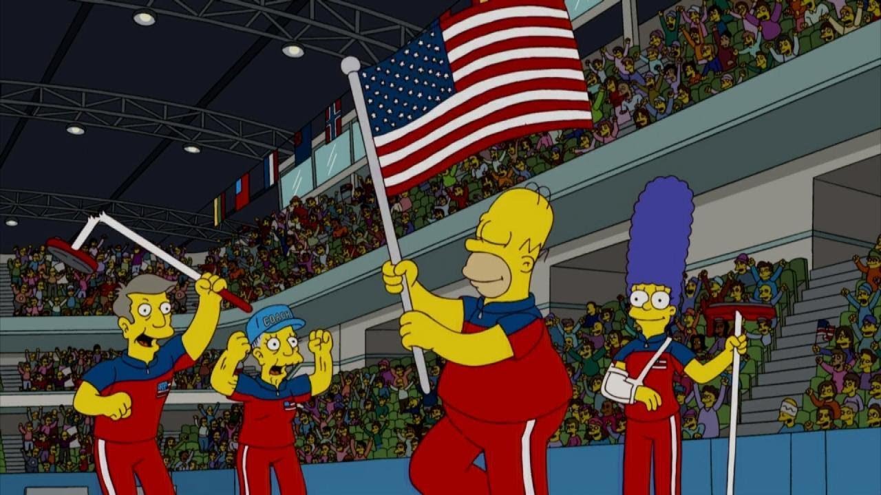 “Os Simpsons” previram a vitória dos EUA no curling