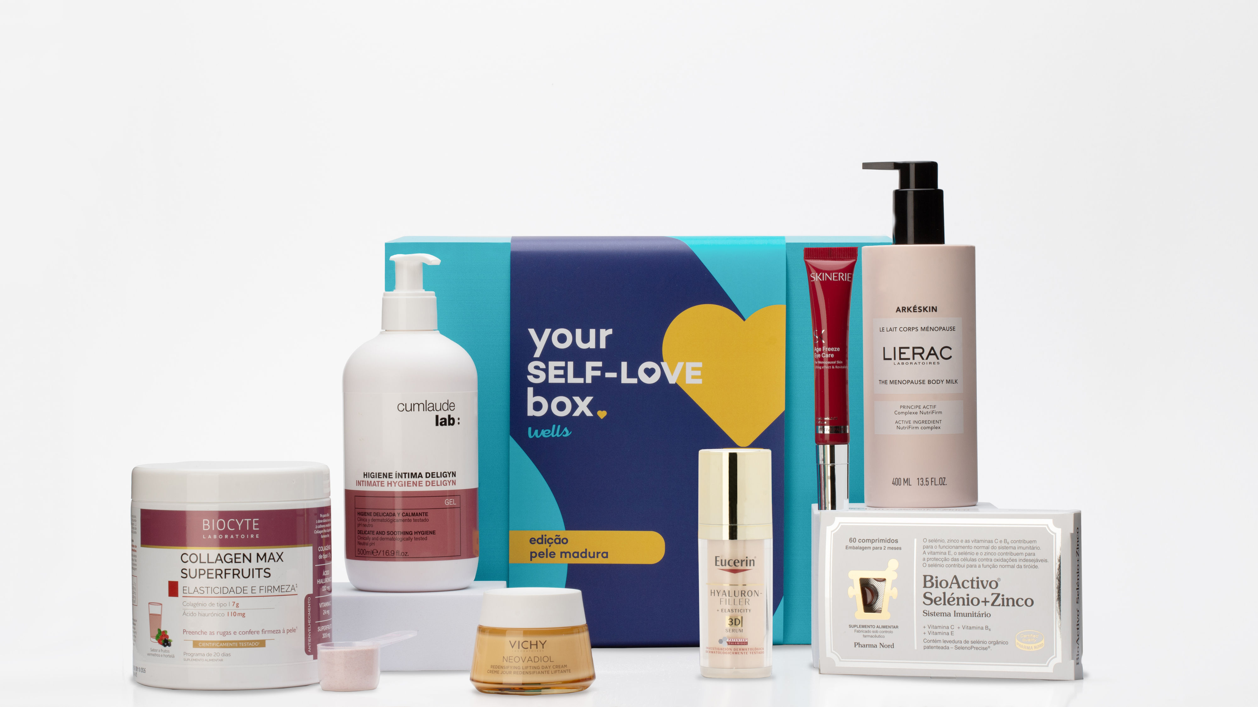 A nova box da Wells é para peles maduras e não chega a 70€ (mas os produtos passam dos 200€)