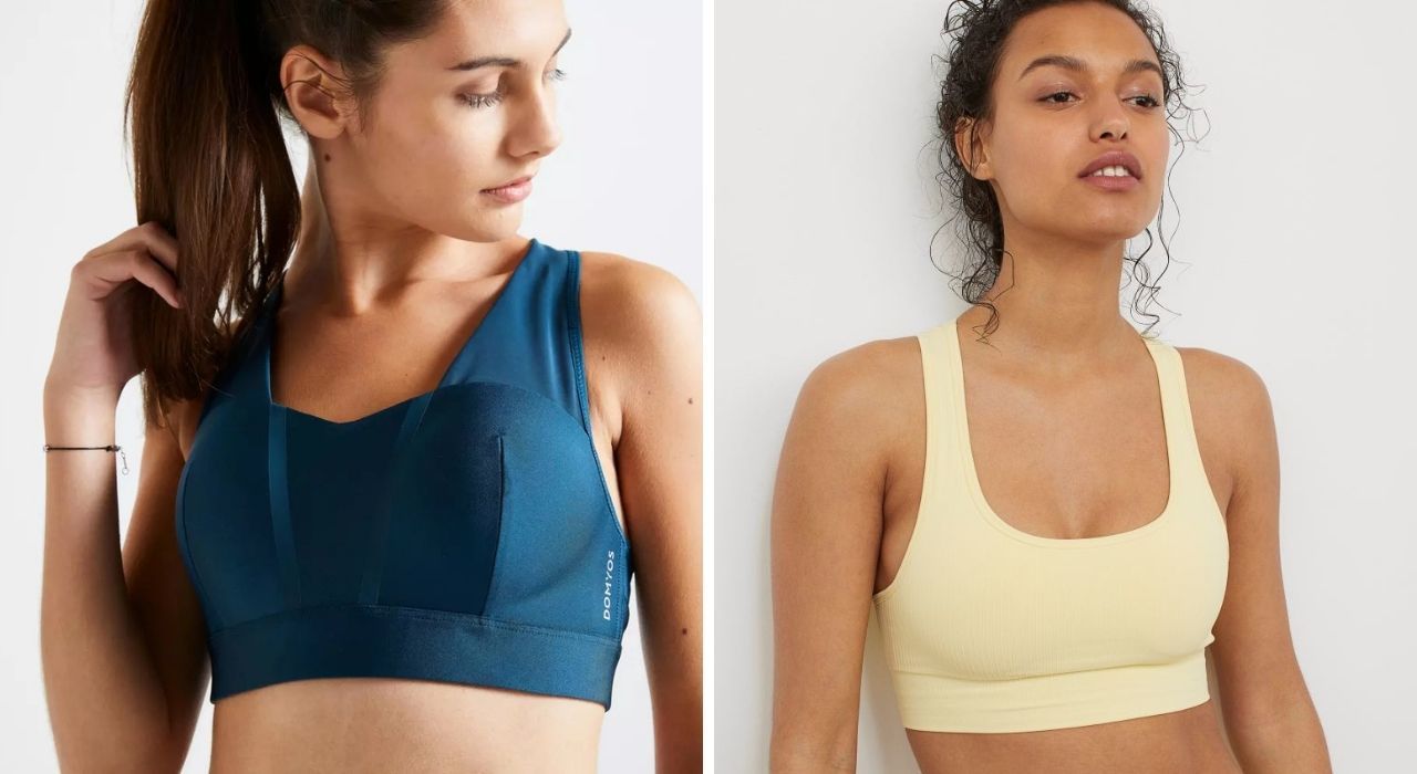 Dos coloridos aos neutros, descubra 20 sutiãs de desporto a partir de 3,95€