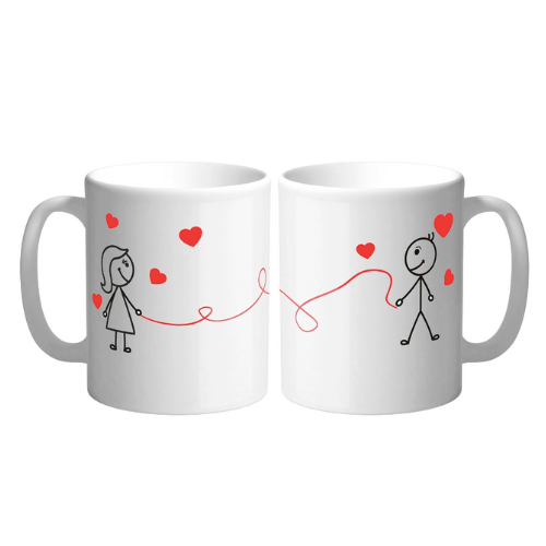 AR Regalos, Chávenas de Casal Fio Vermelho do Destino – Amazon