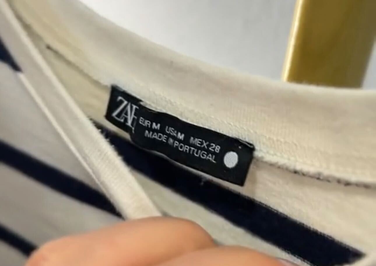Os símbolos das etiquetas da Zara têm mesmo que ver com o tamanho da peça? Descubra