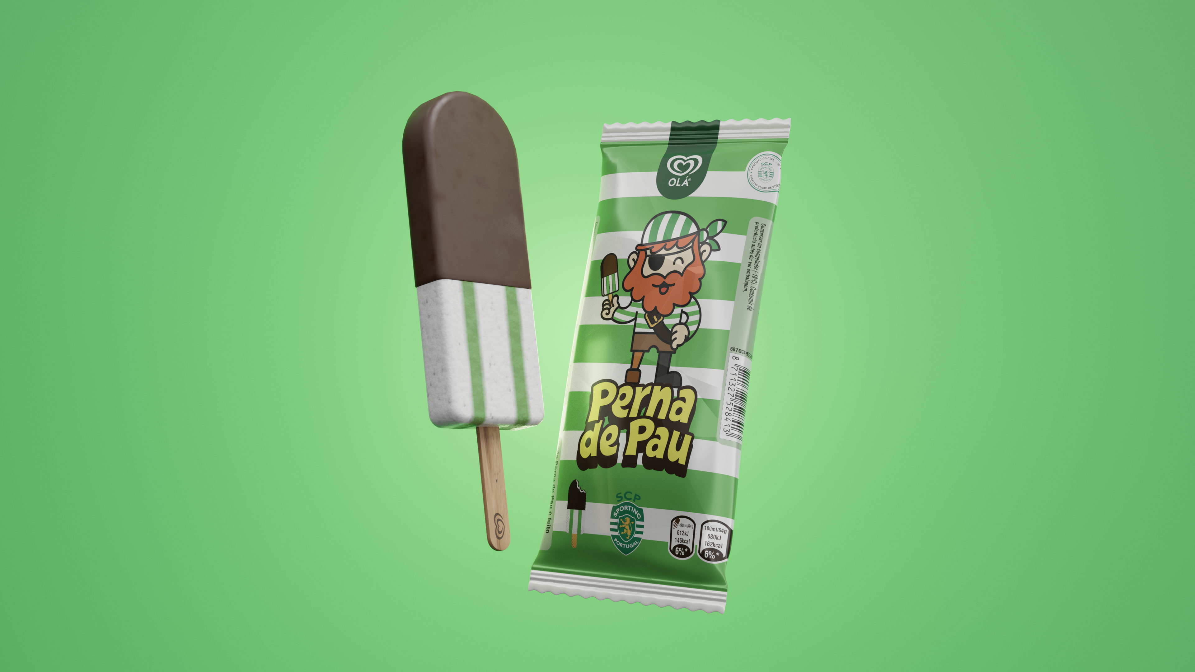 O novo Perna de Pau deixou o encarnado para celebrar a vitória dos leões. Descubra este gelado