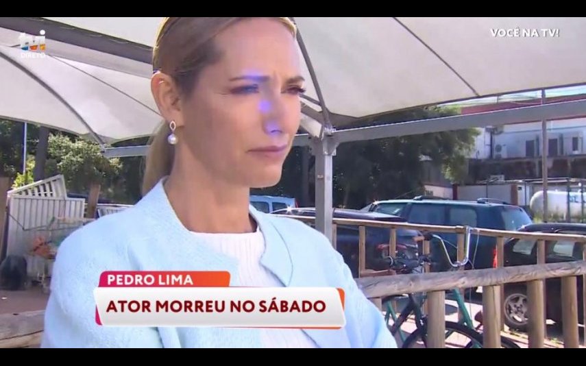 Fernanda Serrano emociona-se ao falar de Pedro Lima