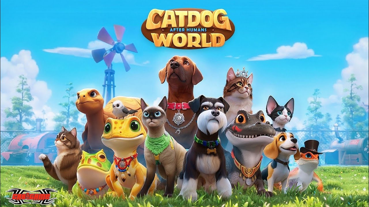 Como seria o mundo sem humanos e apenas animais? Descubra no jogo para smartphones CatDog World: After Humans