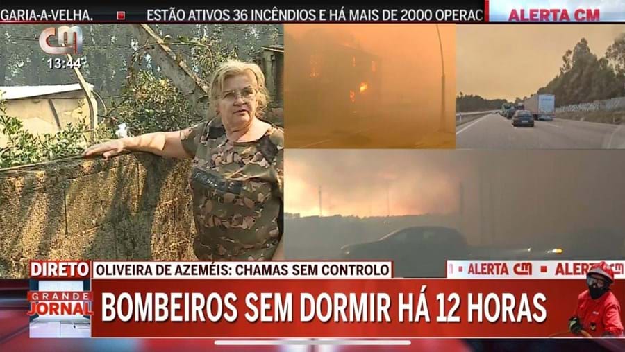 CMTV alcança melhor resultado do ano em dia de incêndios (e deixa para trás canais de informação)