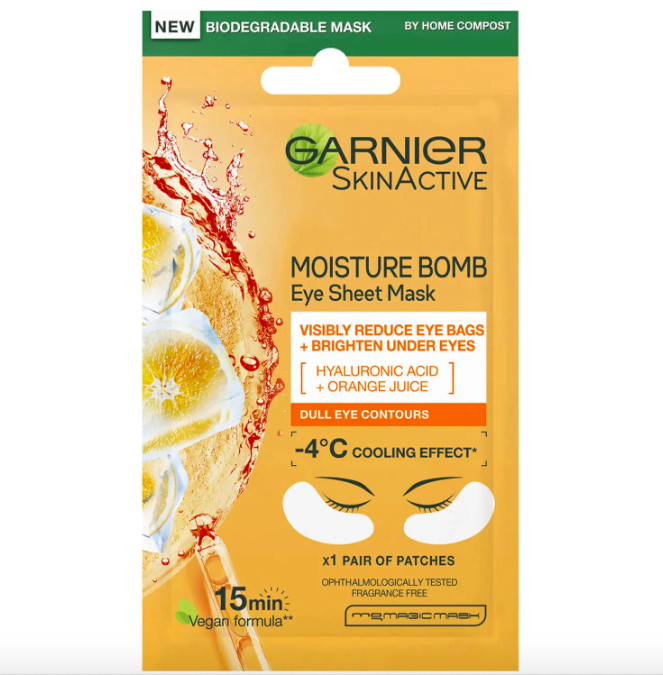Garnier, Skin Active Máscara em Tecido Olhos Antipapos