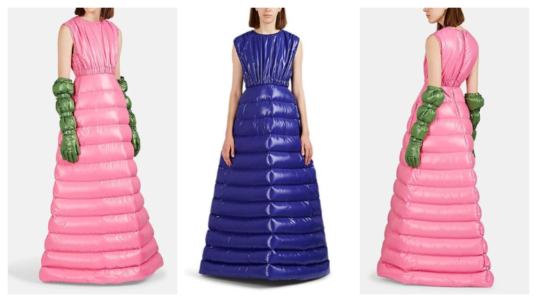 Existe um puffer jacket em versão vestido e há celebridades a usá-lo