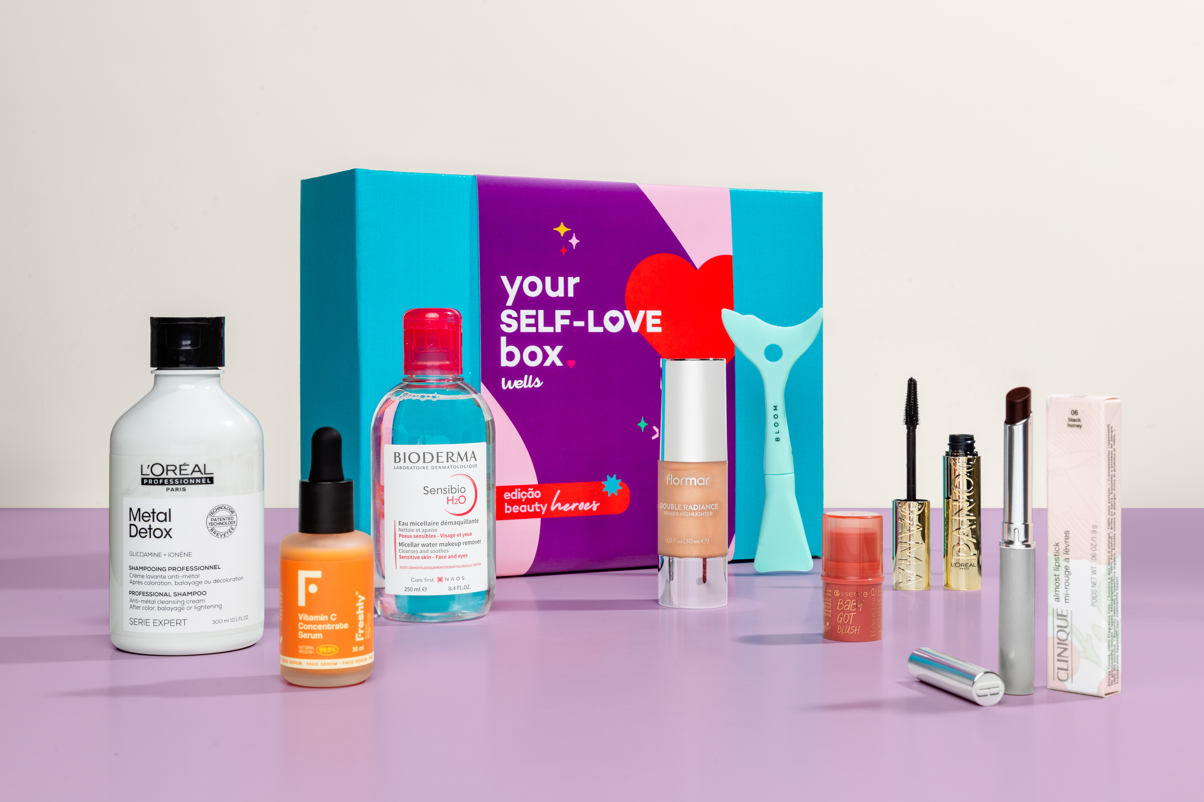 Esta nova box da Wells tem 8 produtos de beleza avaliados em mais de 150€ – mas custa menos de 60€