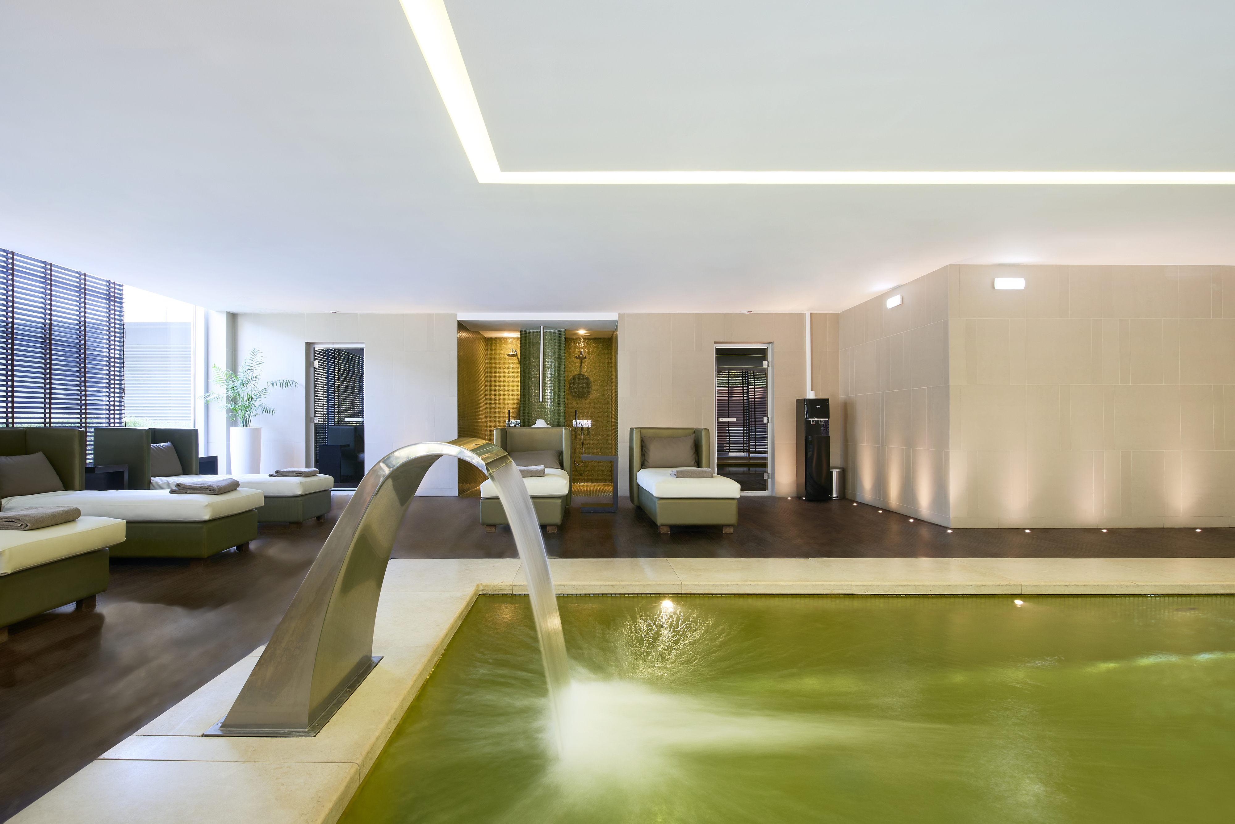 Neste oásis de relaxamento e tranquilidade há massagens no jardim, sauna e tratamentos rejuvenescedores