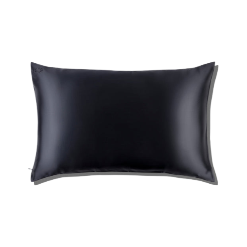 Slip, Black Queen Zippered Pillowcase