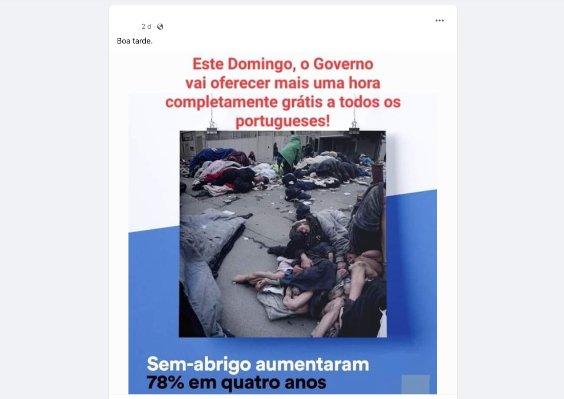 Pessoas Em Situação De Sem Abrigo Aumentaram 78 Em Quatro Anos Polígrafo 