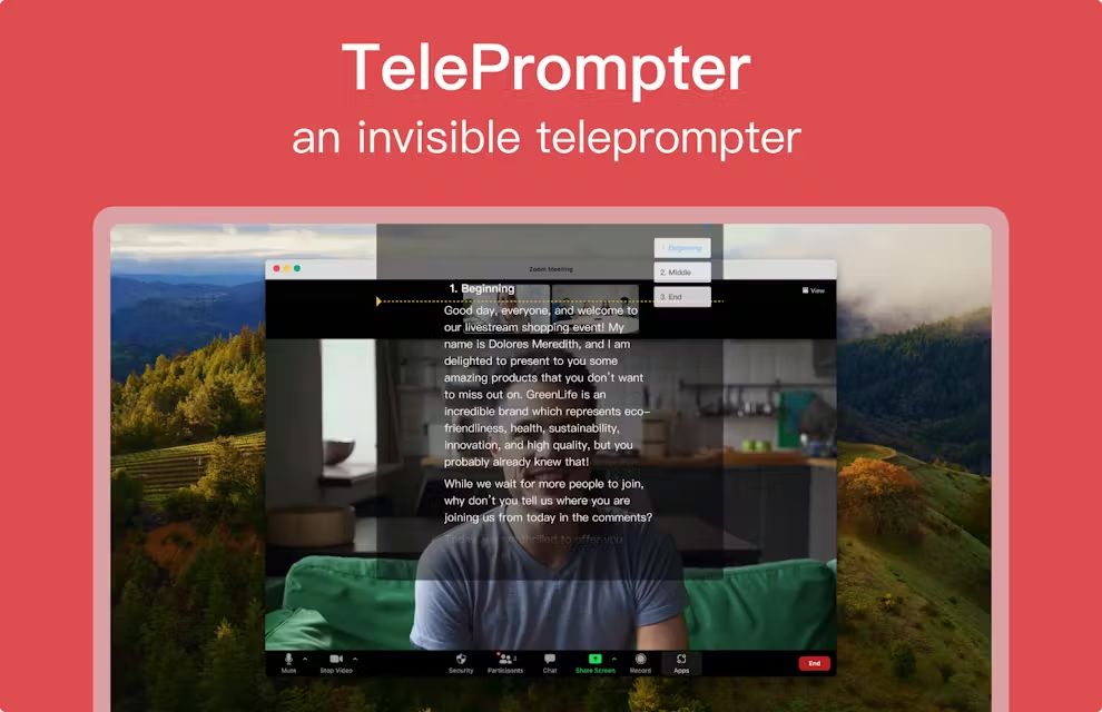 FlowPrompter: um teleponto invisível para apresentações mais naturais