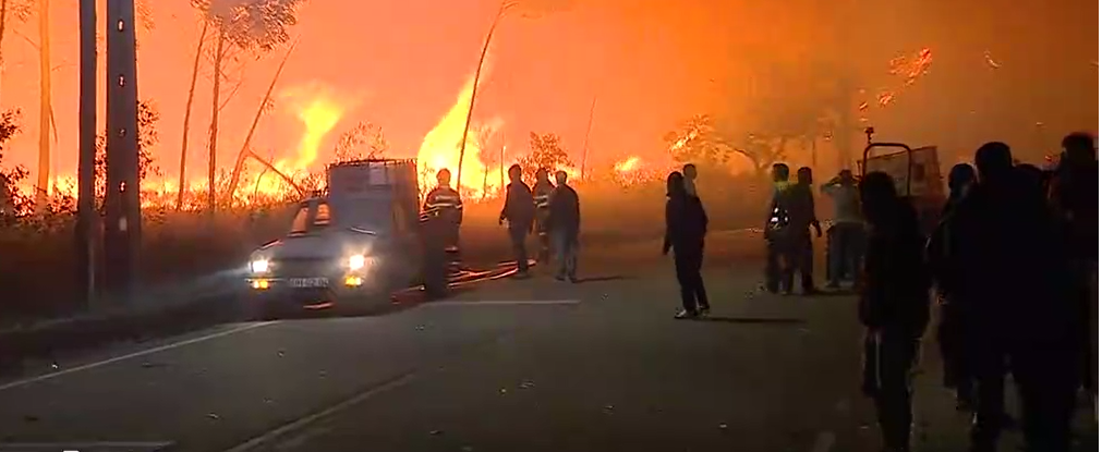 Idosa de 80 anos morre ao ver fogo aproximar-se de casa. É a quarta vítima mortal dos incêndios