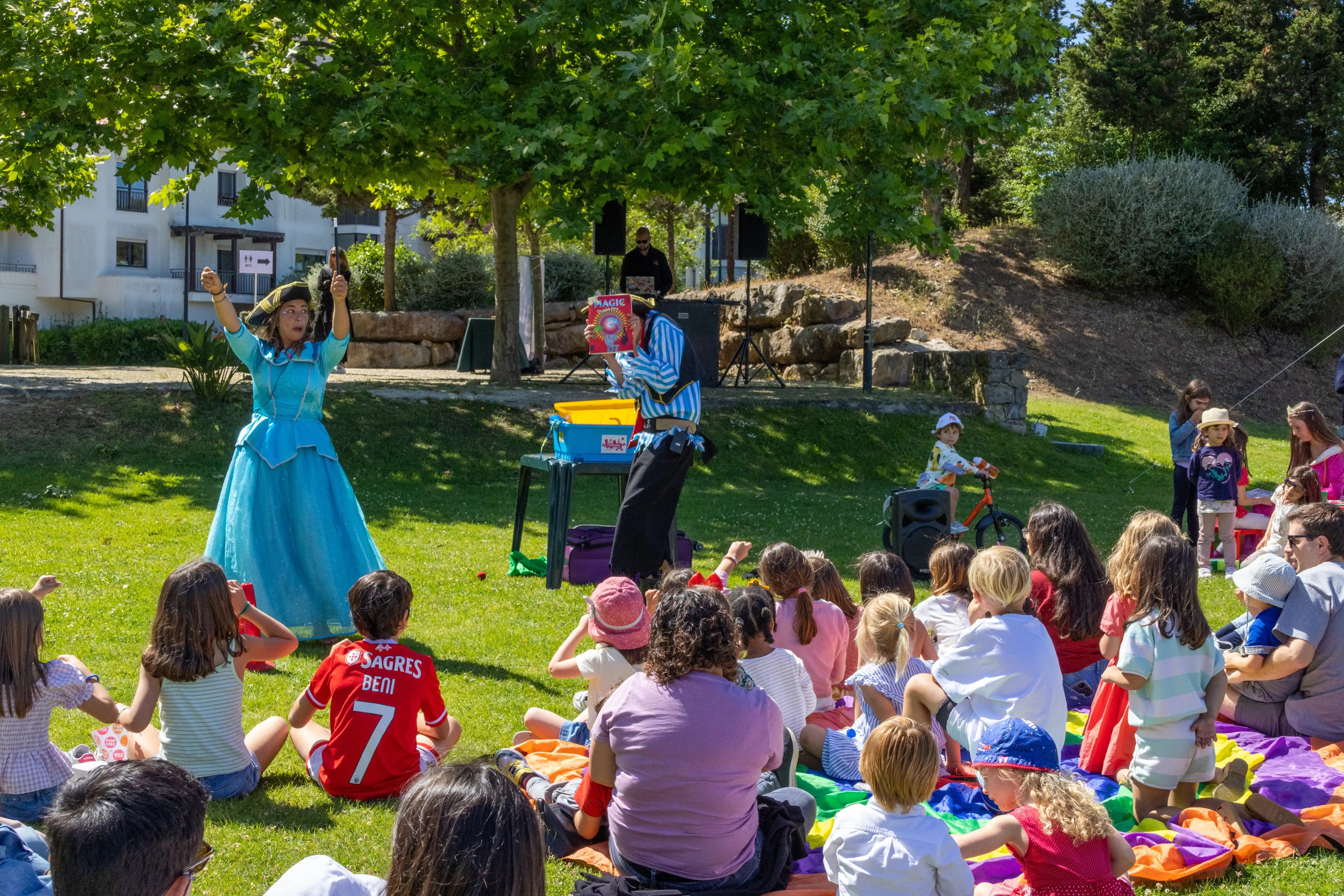 Este sábado, há insufláveis e muita música neste piquenique para as famílias — e a entrada é grátis